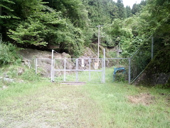 堰堤のゲート