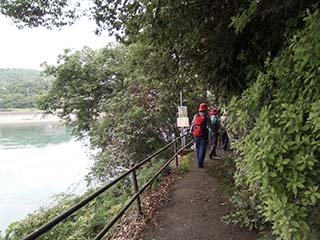 小瀬遊歩道から長良川